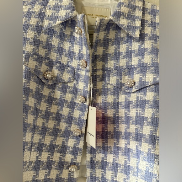 Amanda Uprichard oleander jacket in Lennox tweed- S - Picture 8 of 12